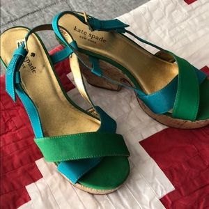 Kate Spade Cork Wedges